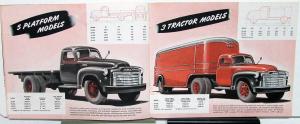 1948 GMC 100 Through 450 Series Trucks Original Sales Brochure