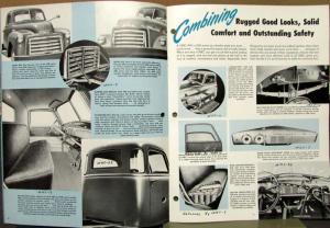 1950 GMC Series 400 & 620 Six Wheeler Truck Sales Brochure Original