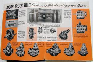 1950 GMC 400 450 470 Series HC HF HCS Truck Tractor Sch Bus Sales Brochure Orig