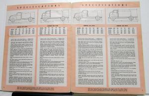 1950 GMC 400 450 470 Series HC HF HCS Truck Tractor Sch Bus Sales Brochure Orig