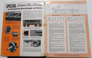 1950 GMC 400 450 470 Series HC HF HCS Truck Tractor Sch Bus Sales Brochure Orig