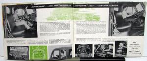 1951 GMC Trucks Light Duty Series 100 - 22 Thru 350 - 24 Sales Brochure Original