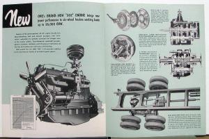 1953 GMC Gasoline W450 30 Truck Sales Brochure Folder Original