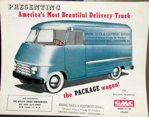 1952 1953 GMC Model FP 152 Package Delivery Utility Truck Corp Sales Brochure