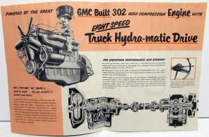 1954 GMC M 470 30 Gas Truck M471 72 73 74 75 Sales Brochure Folder Original