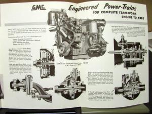 1955 GMC D 630 47 Diesel Powered Truck Model Sales Brochure Folder Original