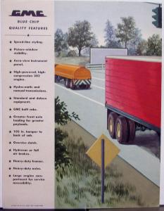1955 GMC 500 & M 500 Gasoline Powered Truck Sales Brochure Folder Original