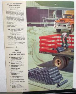 1955 GMC 350 350 8 M 350 M 350 8 Gasoline Truck Sales Brochure Folder Original