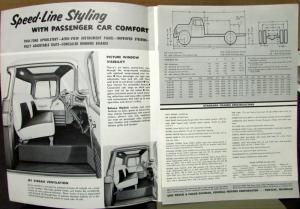 1955 GMC M 340 & M 340 8 Gasoline Truck Models Sales Brochure Folder Original