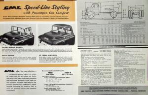 1957 GMC F 450 & F 450 8 Truck Series Color Sales Brochure Folder Original