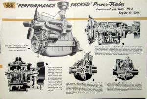 1957 GMC 300 Truck Stake Body Series Color Sales Brochure Folder Original