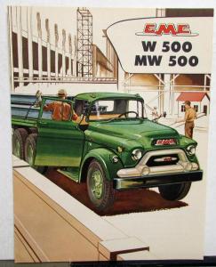 1957 GMC 500 W MW Truck Series Color Sales Brochure Folder Original