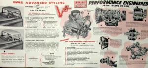 1958 GMC 550 W & MW Truck Series Color Sales Brochure Folder Original