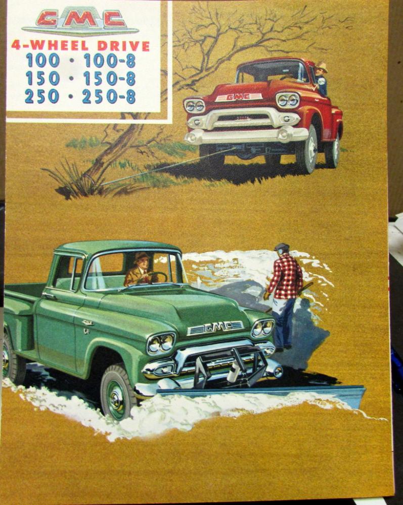 1958 Chevy Panel Truck Sales Brochure 
