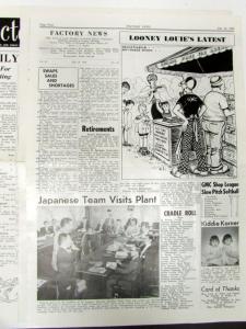 1958 GMC Factory News July 18 Vol 29 No 10 Picnic Issue Original
