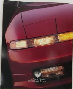 1990 Eagle Premier Summit Talon Color Sales Brochure Original By Chrysler Jeep
