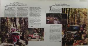 1991 Jeep Jamboree USA Guidebook Sales Brochure Original Event Schedule