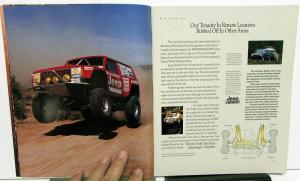 1992 Jeep Book Sales Brochure Wrangler Cherokee Comanche Pickup Original