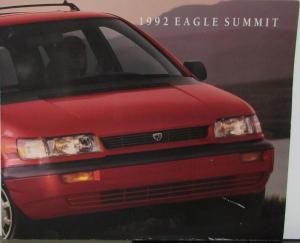1992 Eagle Summit Models Color Sales Brochure Original