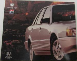 1992 Eagle Premier Color Sales Brochure Original