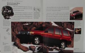 1993 Jeep Sales Brochure Original Condensed Grand Cherokee & Wagoneer & Wrangler