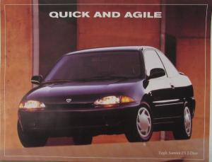 1994 Jeep Eagle Summit 2 & 4 Door Sales Brochure Data Sheet Orig CANADIAN Print