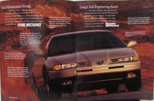 1993 Jeep Eagle Color Sales Brochure Vehicles of the Year Magazine Testimonials