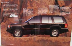 1993 Jeep Eagle Color Sales Brochure Vehicles of the Year Magazine Testimonials