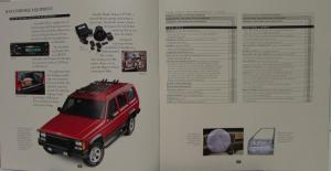 1995 Jeep Book Wrangler Cherokee & Grand Cherokee Color Sales Brochure Cat XL