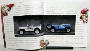 1996 Jeep Book Wrangler Cherokee & Grand Cherokee Color Sales Brochure XL Cat