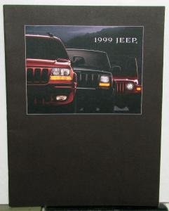 1999 Jeep Wrangler Cherokee & Grand Cherokee Color Sales Brochure