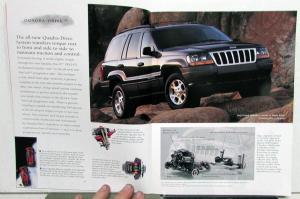 1999 Jeep Wrangler Cherokee & Grand Cherokee Color Sales Brochure