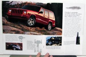 1999 Jeep Wrangler Cherokee & Grand Cherokee Color Sales Brochure