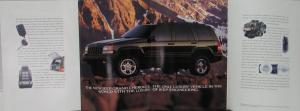 1996 Jeep Grand Cherokee Limited Color Sales Brochure Folder