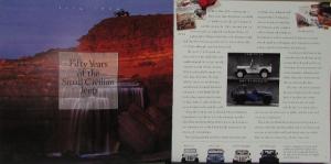 1996 Jeep Color Sales Brochure Cherokee & Grand Cherokee