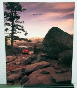 1997 Jeep TJ SE Sport Sahara Color Sales Brochure Original CANADIAN Market