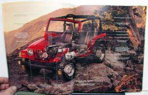 1997 Jeep TJ SE Sport Sahara Color Sales Brochure Original CANADIAN Market