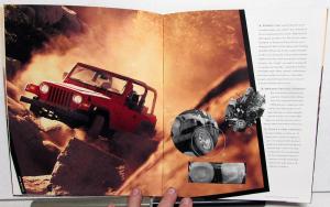 1997 Jeep TJ SE Sport Sahara Color Sales Brochure Original CANADIAN Market