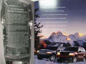 1999 Jeep Grand Cherokee Laredo & Limited Prestige Color XL Sales Brochure