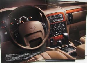 1999 Jeep Grand Cherokee Laredo & Limited Prestige Color XL Sales Brochure