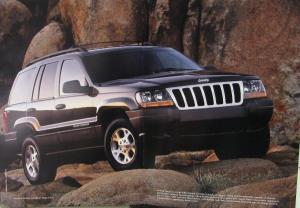 1999 Jeep Grand Cherokee Laredo & Limited Prestige Color XL Sales Brochure